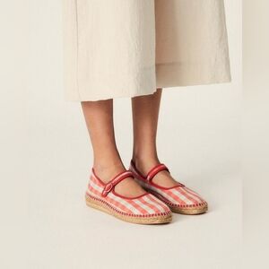 Naguisa Espadrilles Peonia Red Check